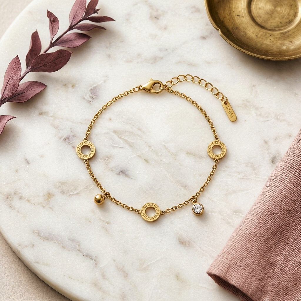 Halo Charm Bracelet