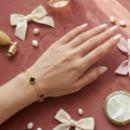 Midnight Clover Bracelet