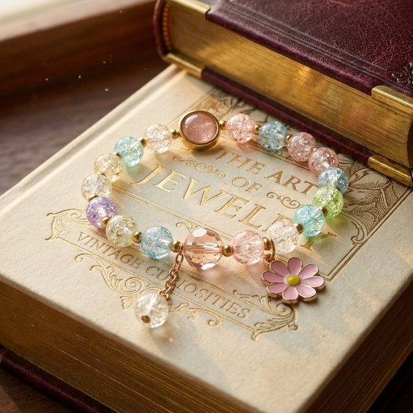 Blush Bead Bracelet