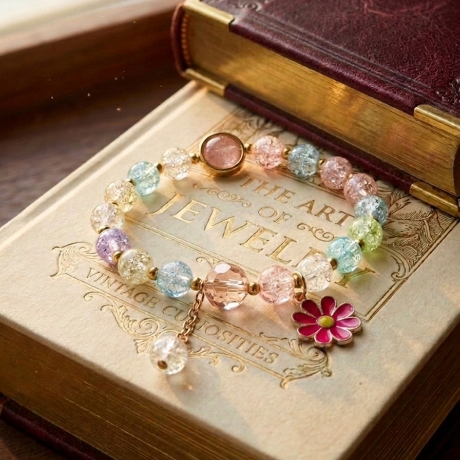 Blush Bead Bracelet