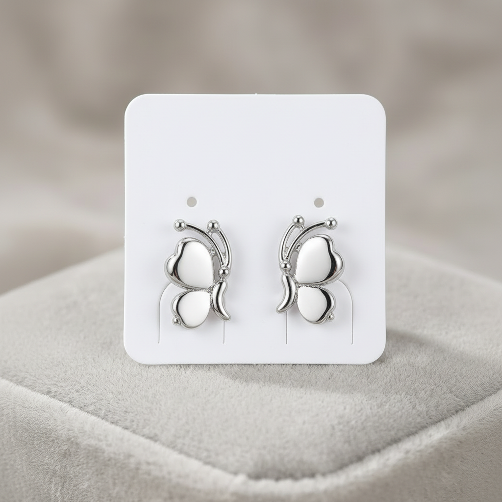 Luna Butterfly Pearl Earrings