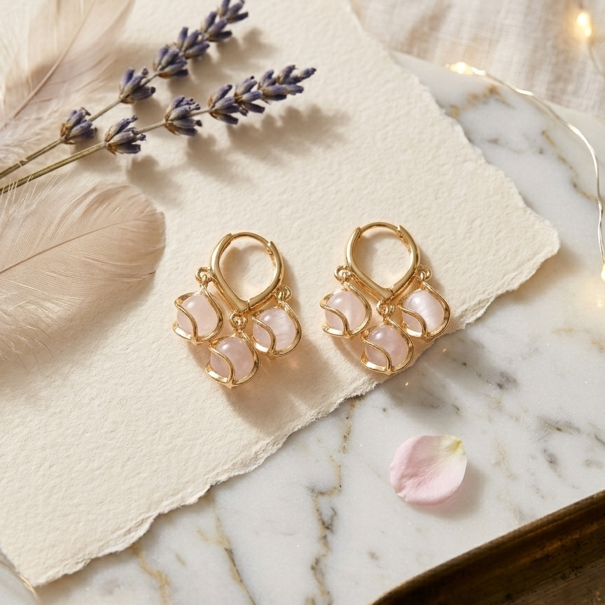 Ivory Princess Drop Earrings