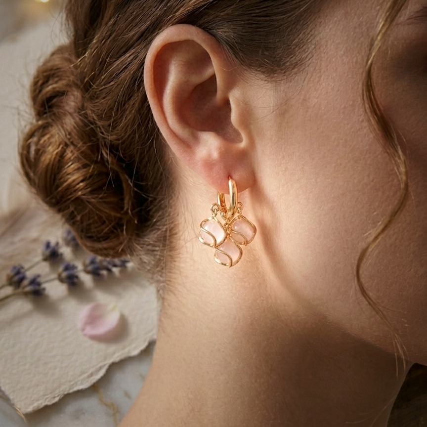 Ivory Princess Drop Earrings