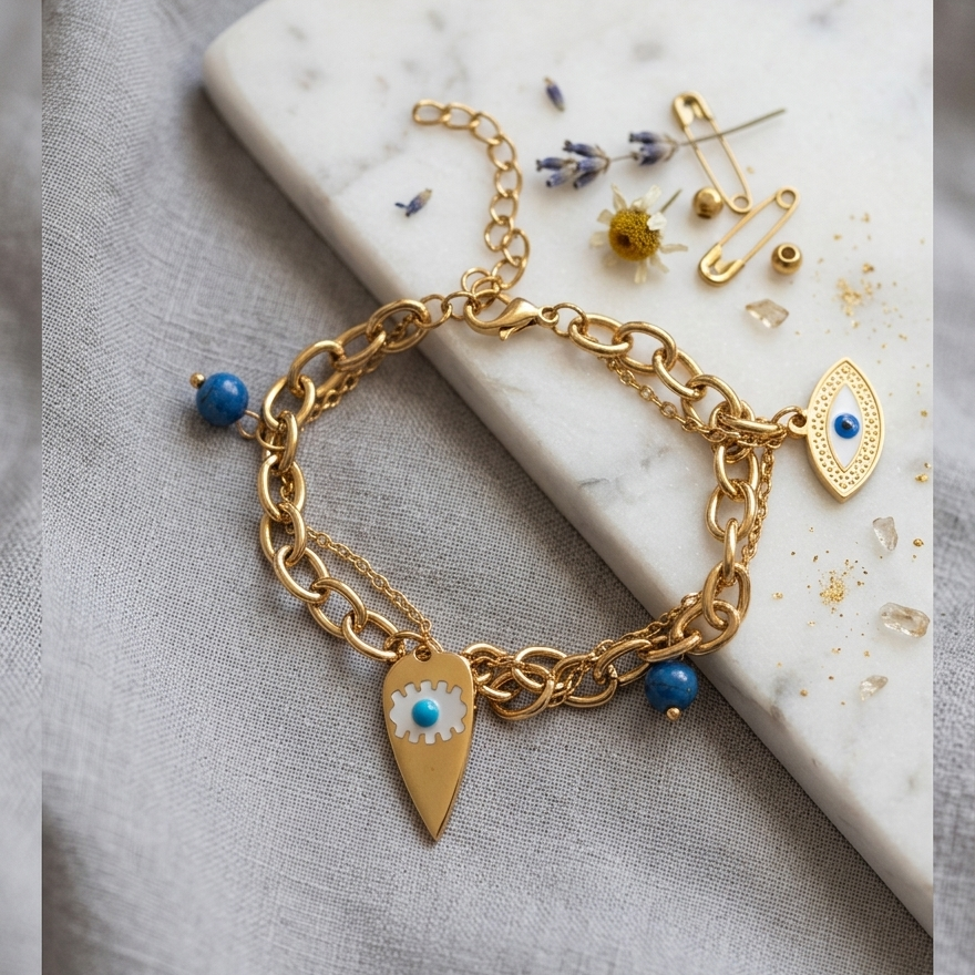 Azure Guardian Bracelet