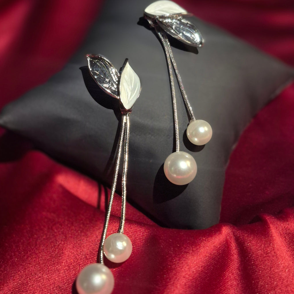 Princess Duo Pearl Earrings