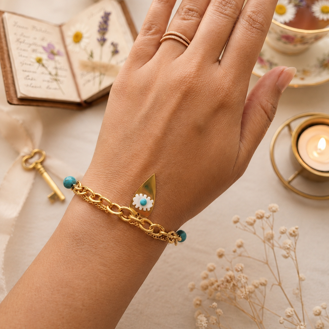 Azure Guardian Bracelet