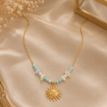 Sun Kissed Bead Necklace
