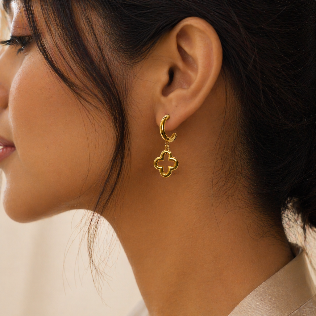 Timeless Clover Drop Earrings