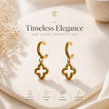 Timeless Clover Drop Earrings